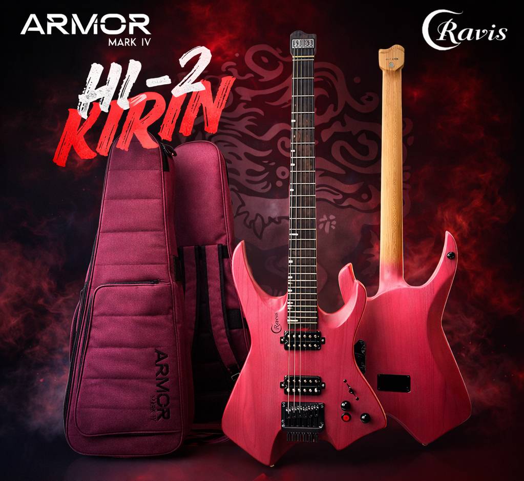 Cravis HL2-KIRIN กีต้าร์ไฟฟ้าหัวตัด พร้อมกระเป๋า สุดพรีเมี่ยม