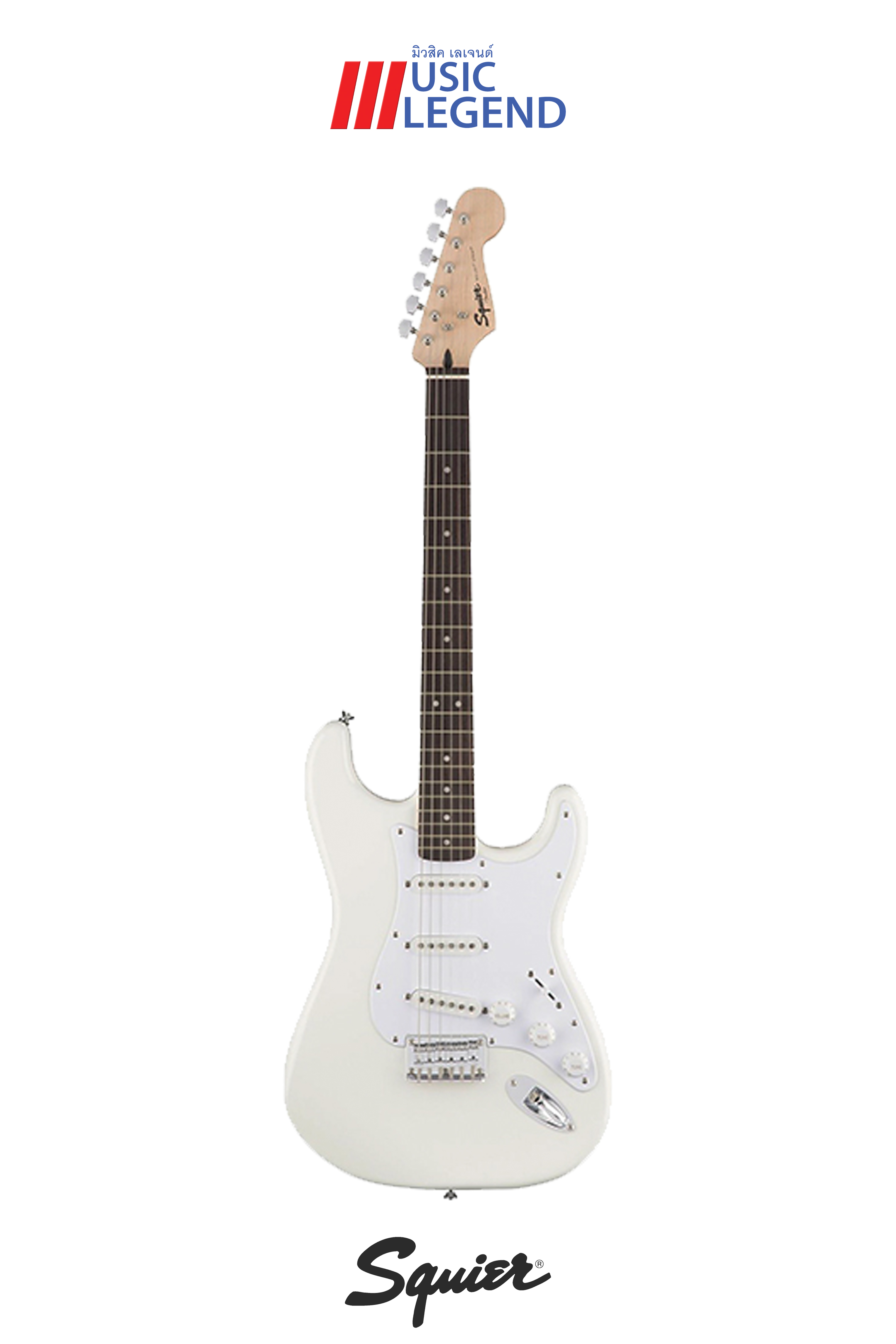 ไฟฟ้า Squire Bullet Strat SSS -WH