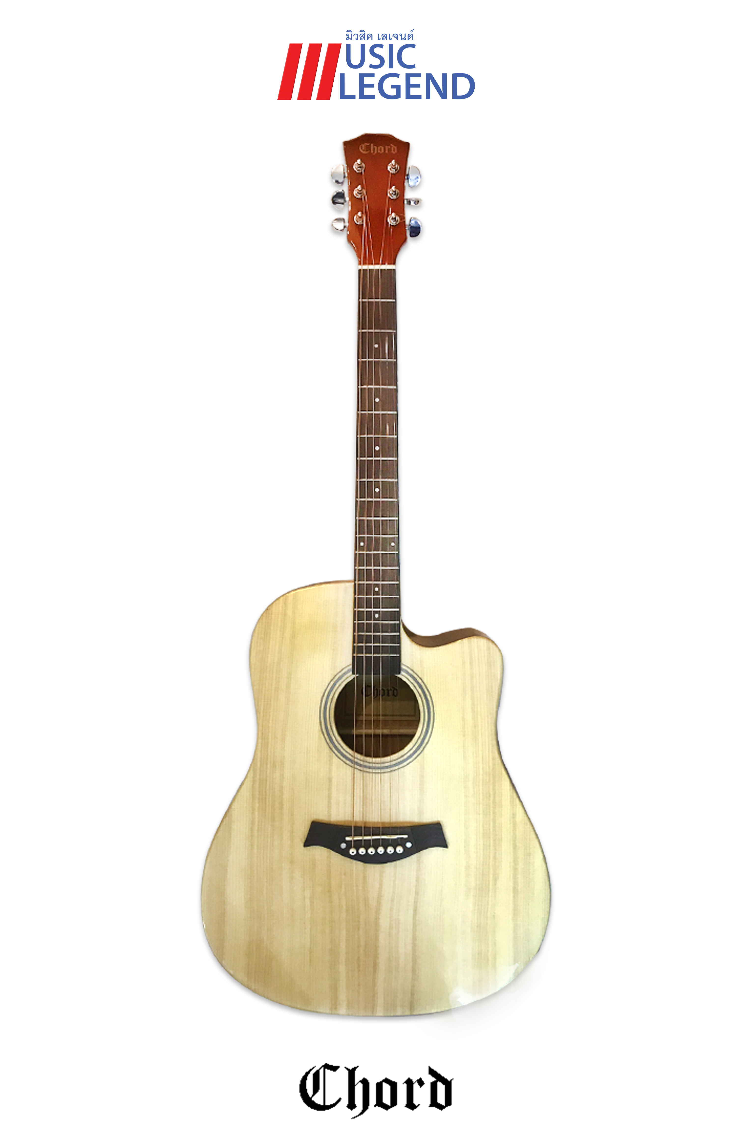 Chord กีต้าร์โปร่ง F41S(F41S/2) Top Solid Spruce
