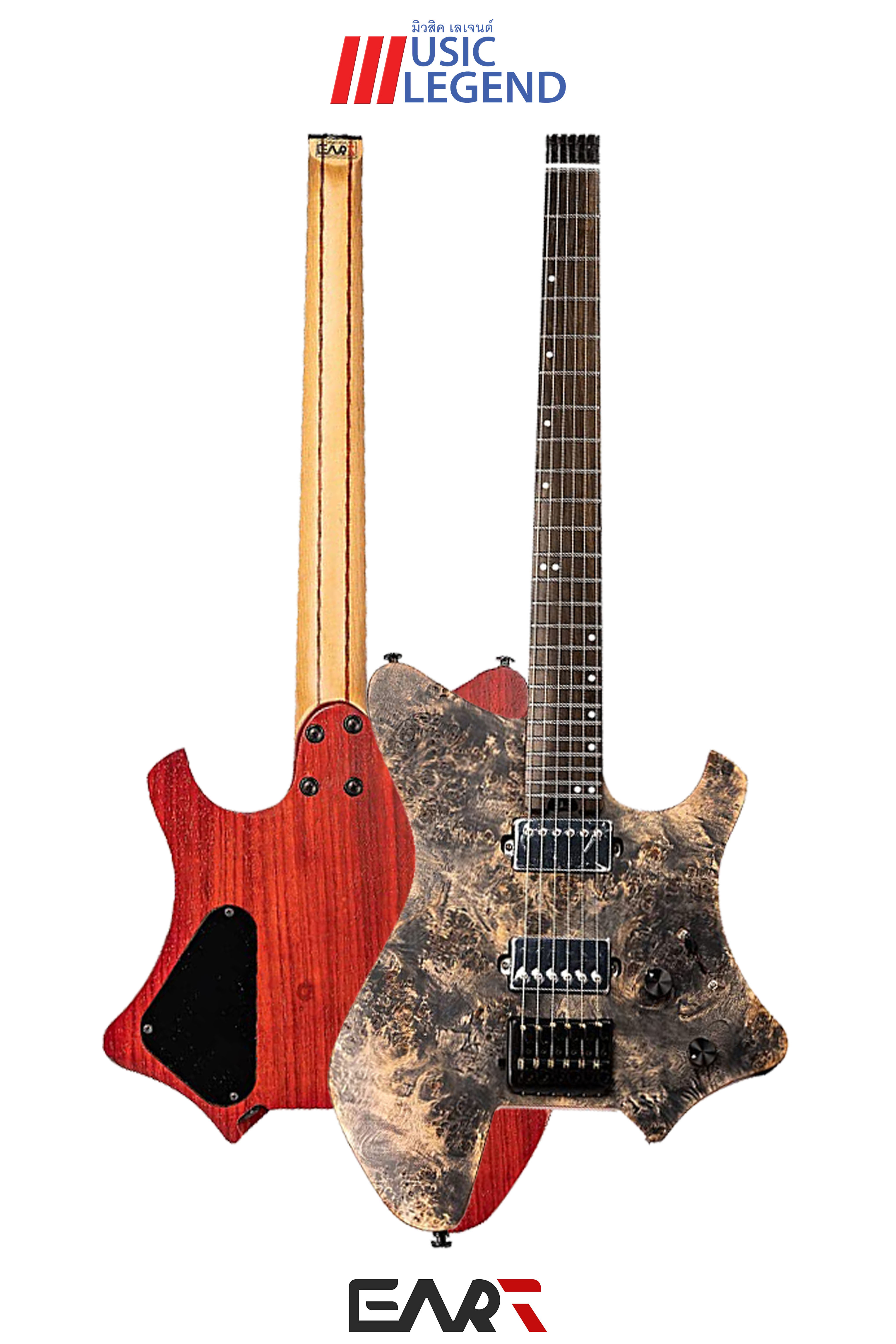 EART GW2 กีต้าร์ไฟฟ้า หัวตัด 24เฟรต Natural