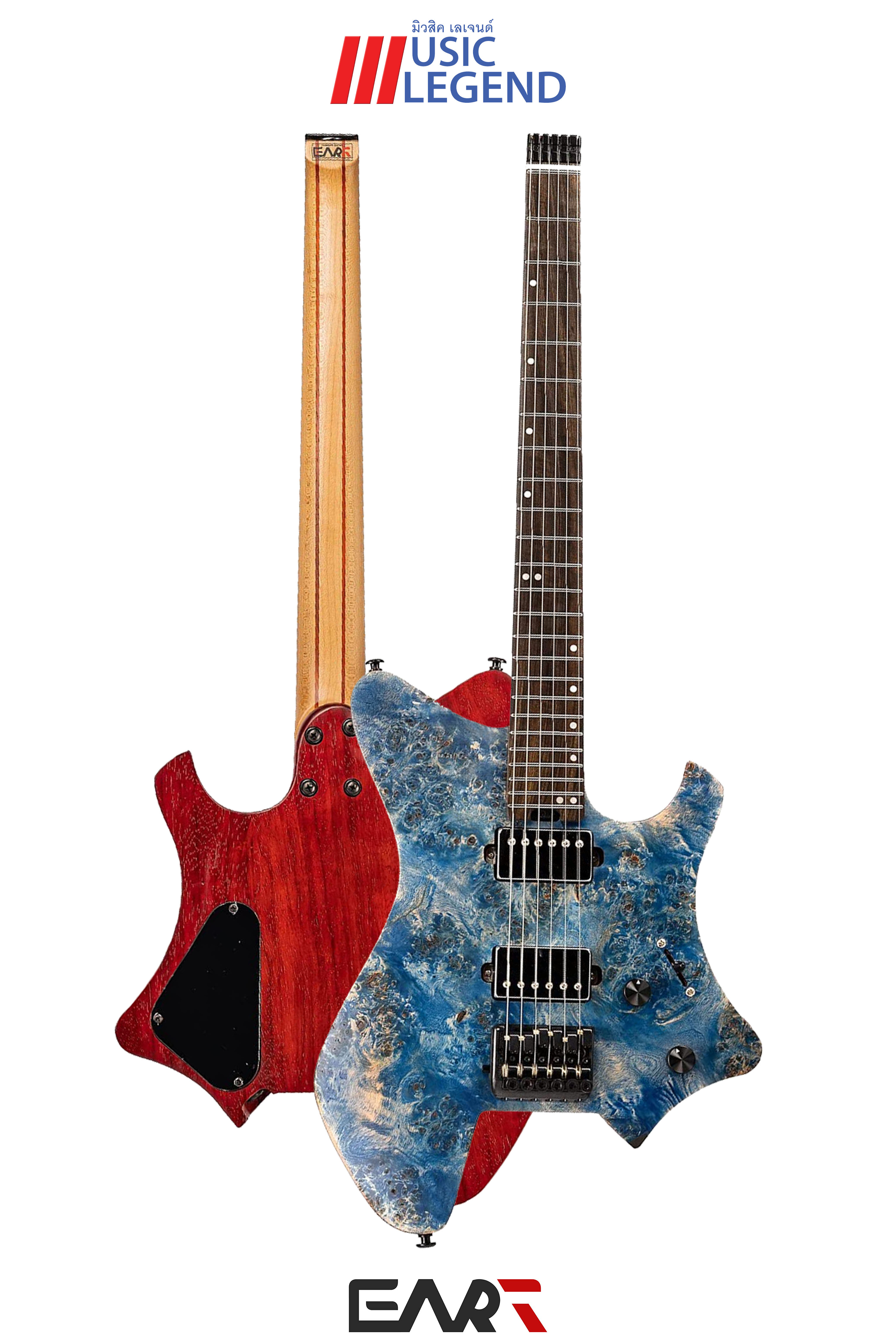 EART GW2 กีต้าร์ไฟฟ้า หัวตัด 24เฟรต Natural