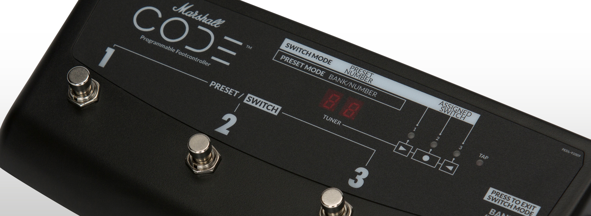Marshall　CODE専用フットスイッチ　PEDL-91009　美品 Marshall PEDL91009 CODE専用フットコントローラー/フット