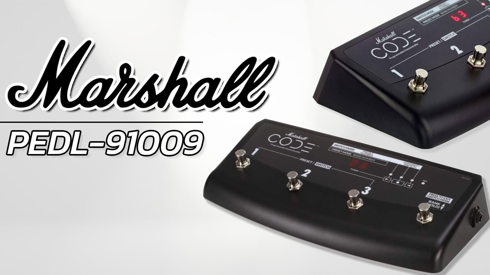 Marshall　CODE専用フットスイッチ　PEDL-91009　美品 Marshall PEDL-91009 4-way Footswitch for CODE Amplifiers