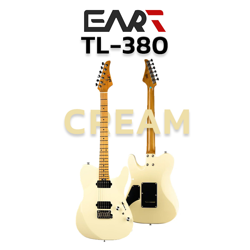 EART TL-380 กีต้าร์ไฟฟ้า SUPER Tele_cream