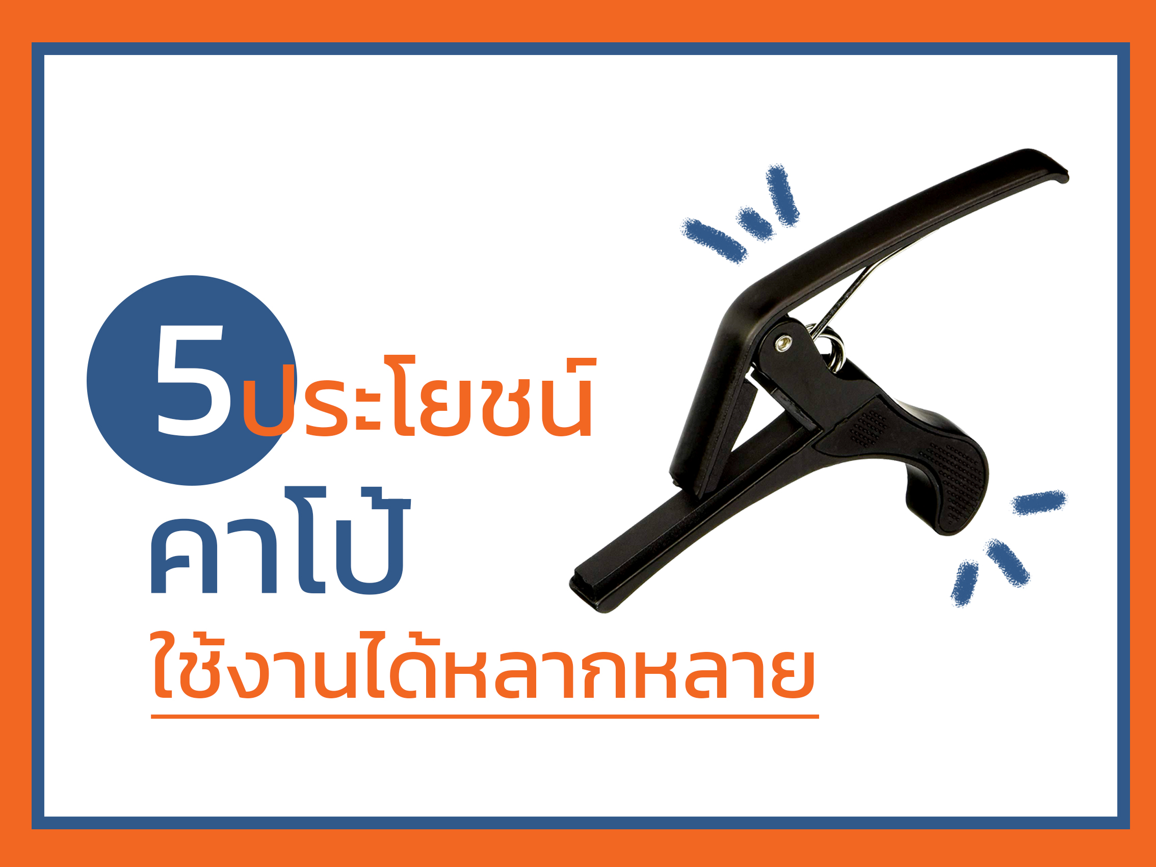 5 ประโยชน์ "คาโป้" ใช้งานได้หลากหลาย